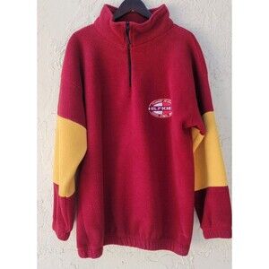 Tommy Hilfiger Fleece Sweater 1/4 Zip Mens XL 1X 90s Vintage Colorblock